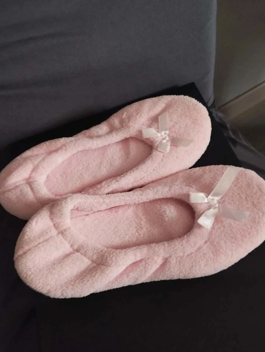Chaussons/ ballerines rose, P38/39